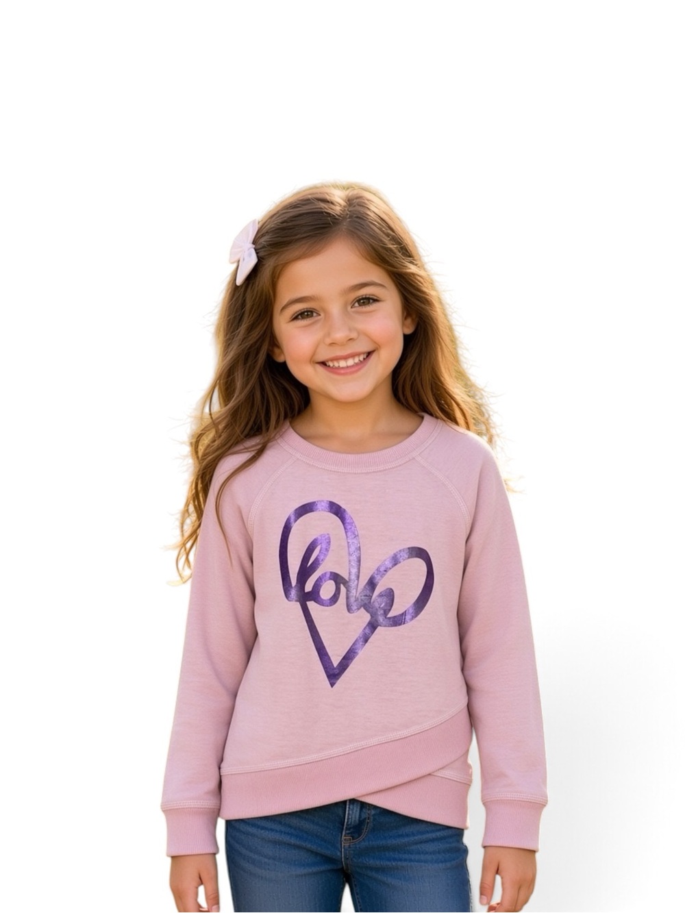 “Love” Long Sleeve Sweat Shirt From Active Life